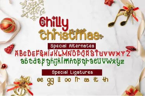 Chilly Christmas font