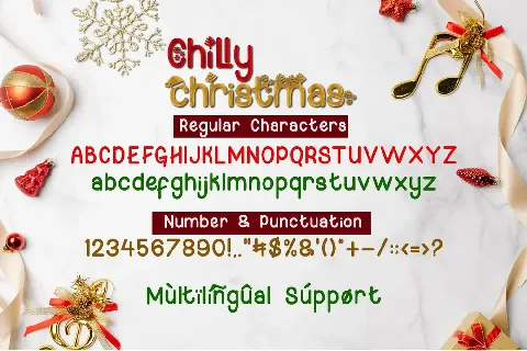 Chilly Christmas font