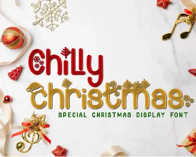 Chilly Christmas font