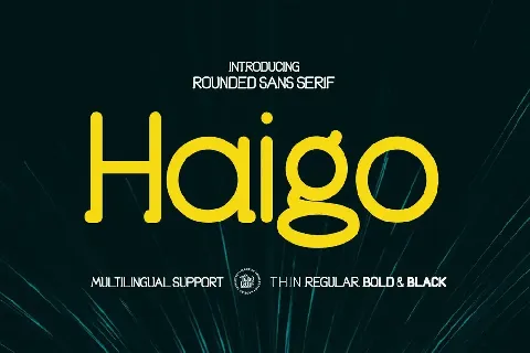 Haigo font