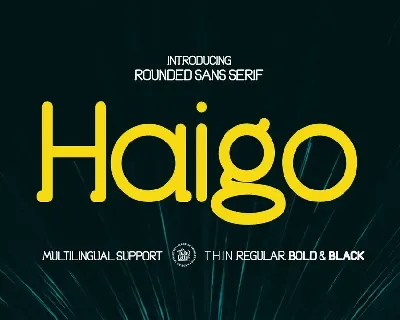 Haigo font