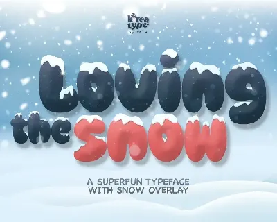 Loving Snow Trial font