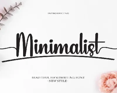 Minimalist Typeface font
