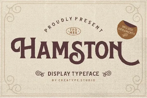 Hamston Typeface font