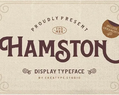 Hamston Typeface font