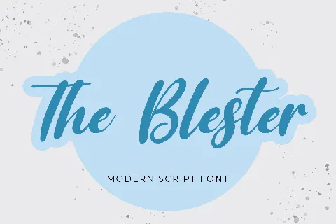 The Blester font