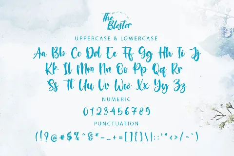 The Blester font