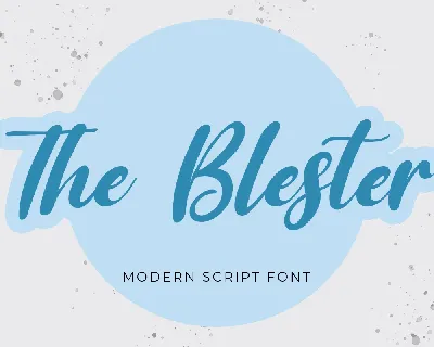 The Blester font