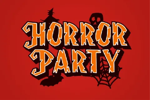 Frightening Display font