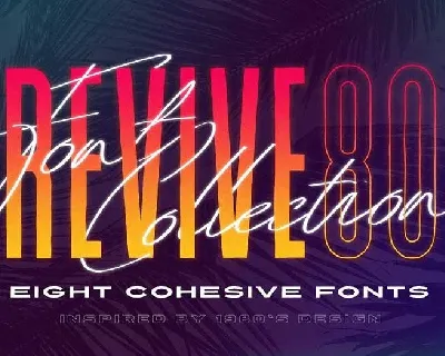 Revive 80 Pack font