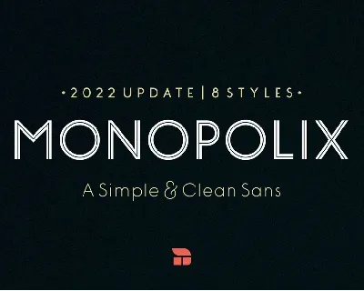 Monopolix Family font