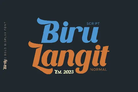 Birdy font