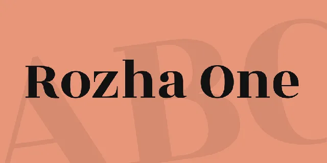 Rozha One font