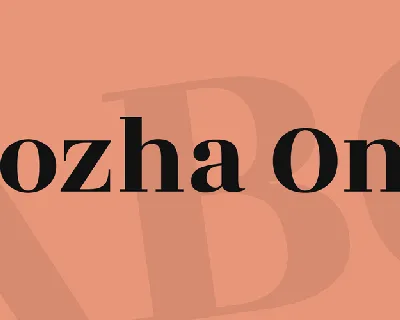 Rozha One font