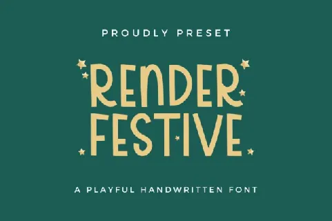 Render Festive font