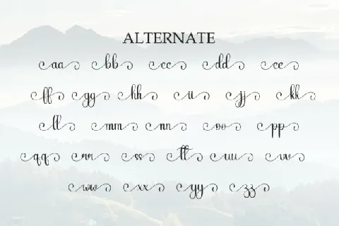 Highland Script font