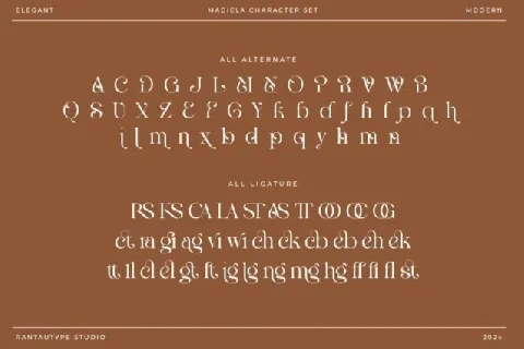 Magiela font