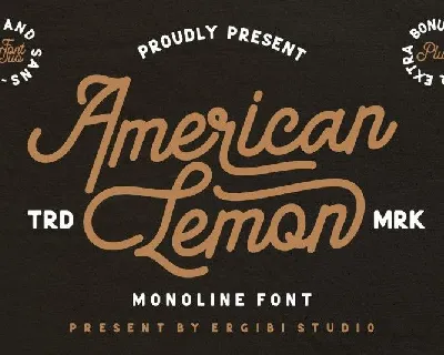 American Lemon Duo font