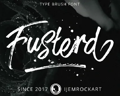 Fusterd Brush Free font
