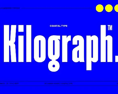 Kilograph font