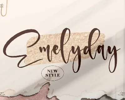 Emelyday font