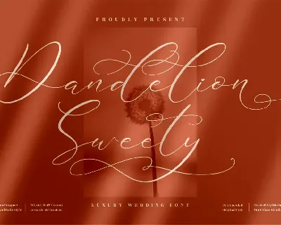 Dandelion Sweety font