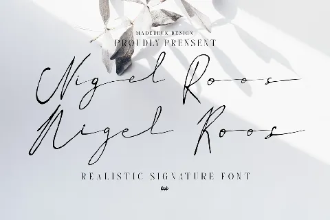 Nigel Roos Demo font