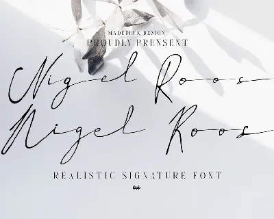 Nigel Roos Demo font