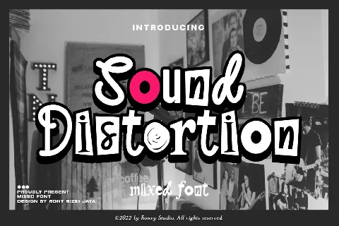 Sound Distortion font