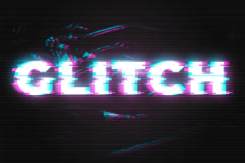 Those Glitch font