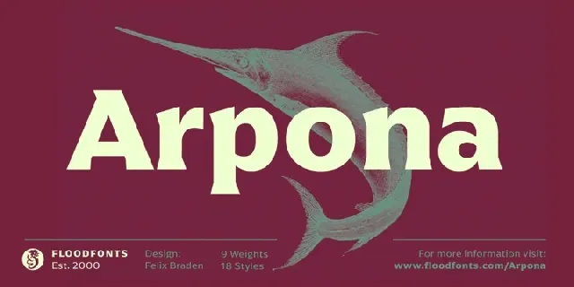 Arpona Family font