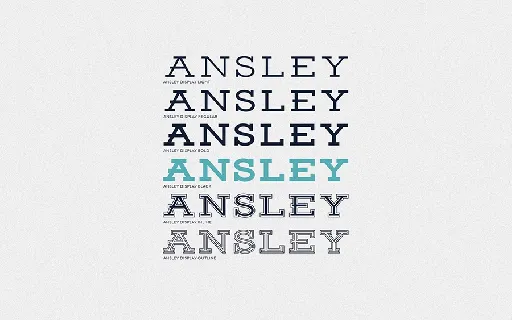 Ansley Display font