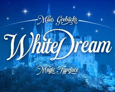 White Dream font