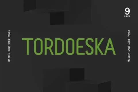 Tordoeska Family font