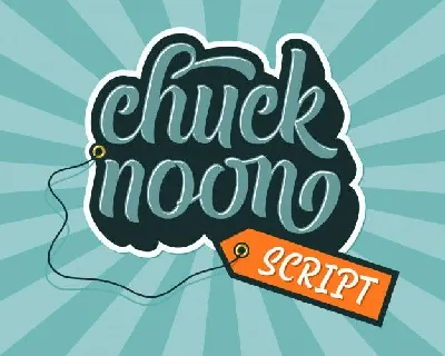 Chuck Noon Script font