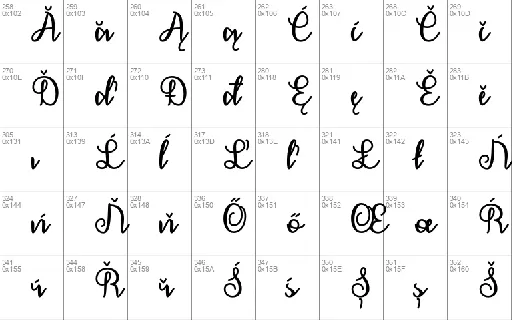 December Calligraphy Free font