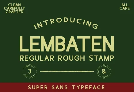 Lembaten font