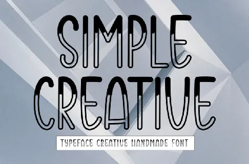 Simple Creative Display Typeface font