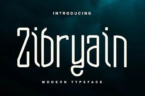Zibryain demo font