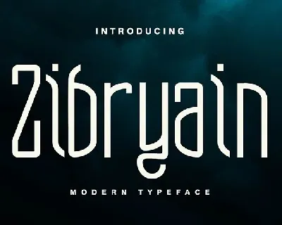 Zibryain demo font