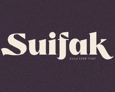 Suifak font