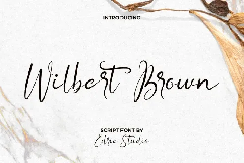 Wilbert Brown font