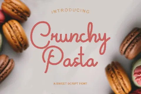 Crunchy Pasta Script font