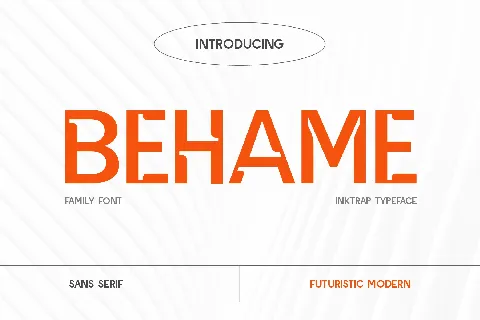 CF Behame Demo font