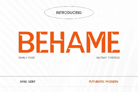 CF Behame Demo font