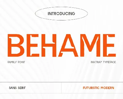 CF Behame Demo font