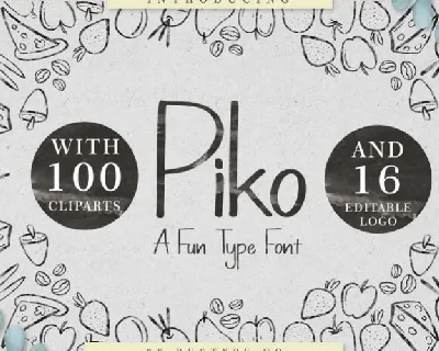 Piko A Fun Type font