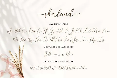 Sharland Luxury Script font