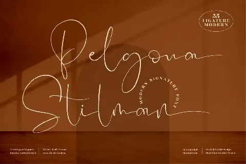 Pelgona Stilman font