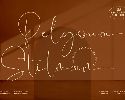 Pelgona Stilman font